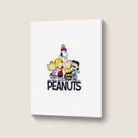 Friends Peanuts Portrait Canvas Print | Artistshot