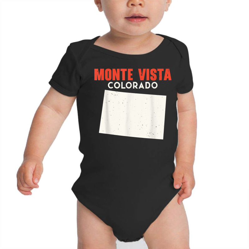 Monte Vista Colorado Usa State America Travel Coloradoan T Shirt Baby Bodysuit by pilusoekyokeln | Artistshot