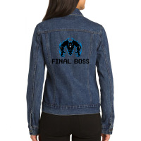 Final Boss Team Ladies Denim Jacket | Artistshot