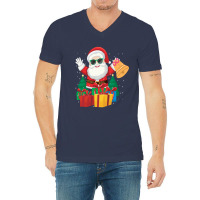 Christmas Santa Claus V-neck Tee | Artistshot