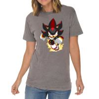 Black Super Hedgehog Running Forward Vintage T-shirt | Artistshot