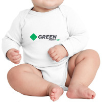 Green Party Long Sleeve Baby Bodysuit | Artistshot