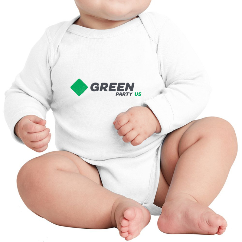 Green Party Long Sleeve Baby Bodysuit | Artistshot