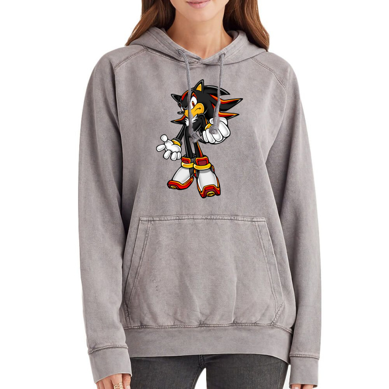 Classic Black Hedgehog Vintage Hoodie | Artistshot