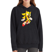 Yellow Hedgehog Jumps Aside Vintage Hoodie | Artistshot