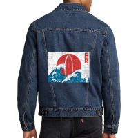 Surf Japanese Symbol Men Denim Jacket | Artistshot