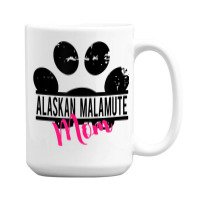 Alaskan Malamute Mom Tee Shirt   Dog Breed Gift For Women 15 Oz Coffee Mug | Artistshot