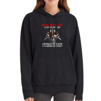 Blessed Aunt Who Is Woman A Child Warrior Of Christ Faith Vintage Hoodie | Artistshot