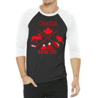 Quebec City Canada Product 3/4 Sleeve Shirt | Artistshot