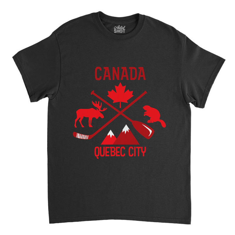 Quebec City Canada Product Classic T-shirt by trokeryth | Artistshot