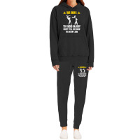 Warning To Avoid Injury Hoodie & Jogger Set | Artistshot