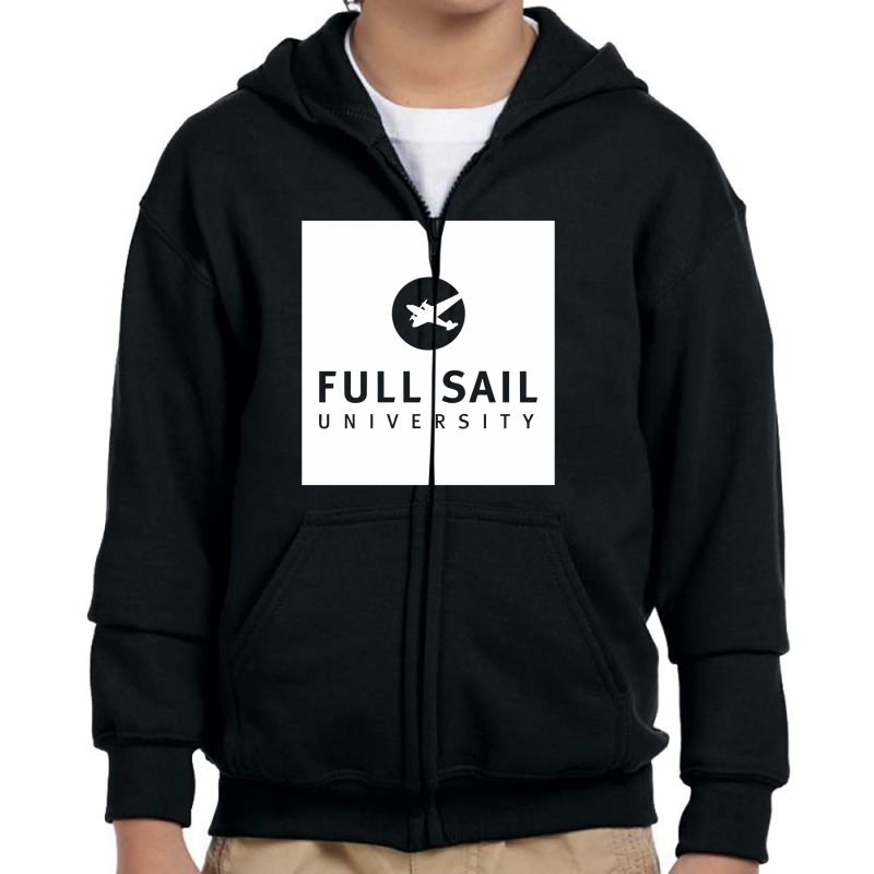 Full Sail University Youth Zipper Hoodie | Artistshot