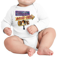 Diners Drive Ins And Dives T Shirt Long Sleeve Baby Bodysuit | Artistshot