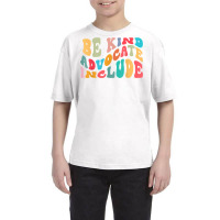 Retro Be Kind Advocate Include Neurodiversity Awareness T Shirt Youth Tee | Artistshot