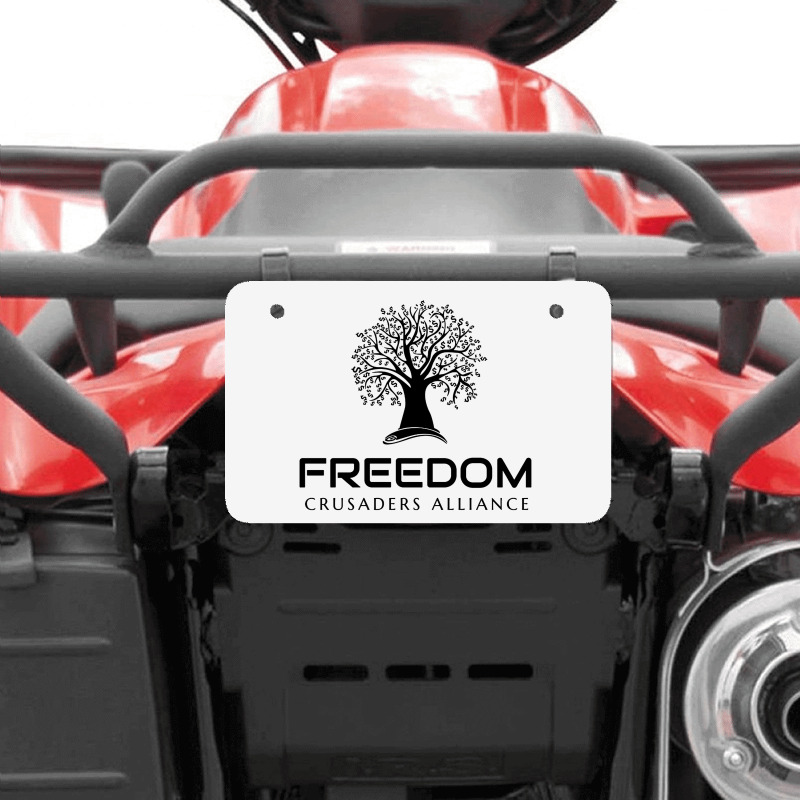 Freedom Crusaders Alliance Atv License Plate | Artistshot