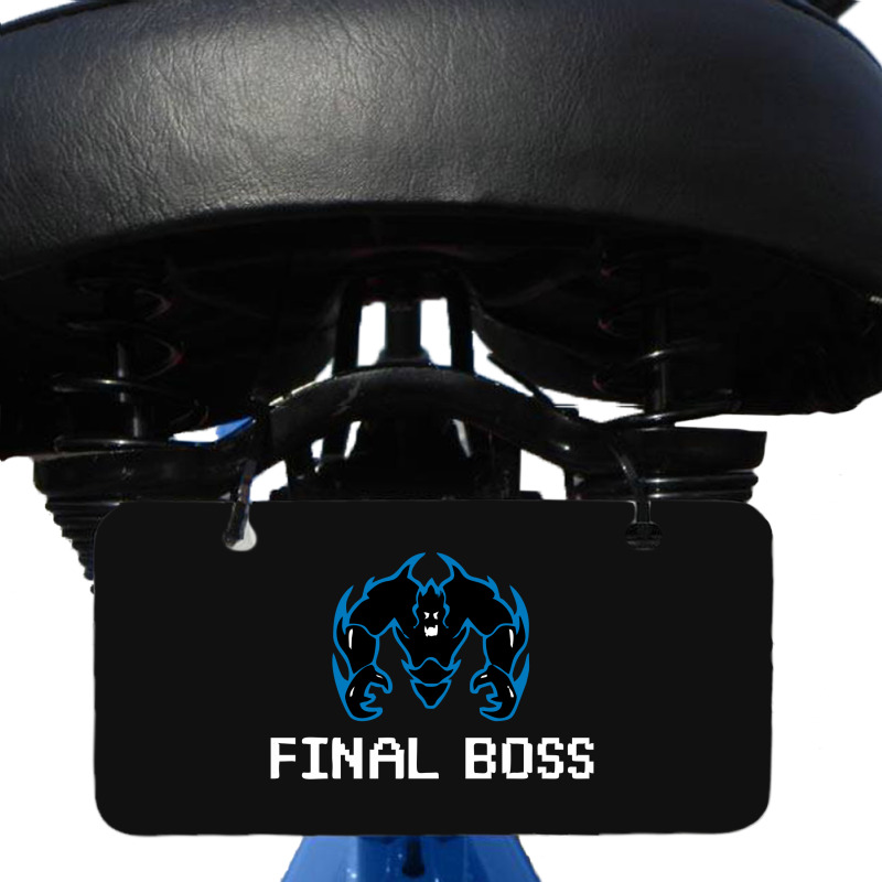 Final Boss Team Bicycle License Plate | Artistshot