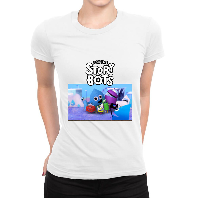 Ask The Storybots Ladies Fitted T-Shirt by bisnisharam | Artistshot