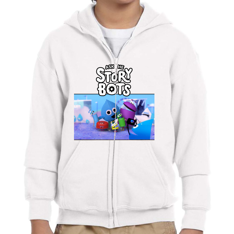 Ask The Storybots Youth Zipper Hoodie by bisnisharam | Artistshot