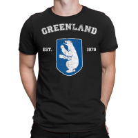 Vintage Coat Of Arms Greenland T-shirt | Artistshot