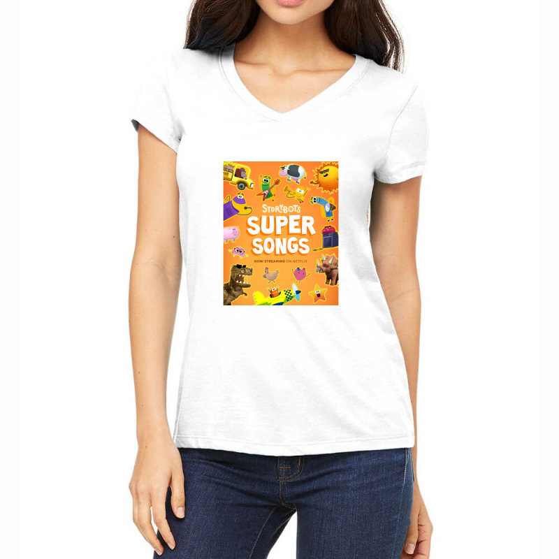 Ask The Storybots Women's V-Neck T-Shirt by bisnisharam | Artistshot