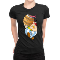 Asterix & Obelix These Rugbymen Ladies Fitted T-shirt | Artistshot