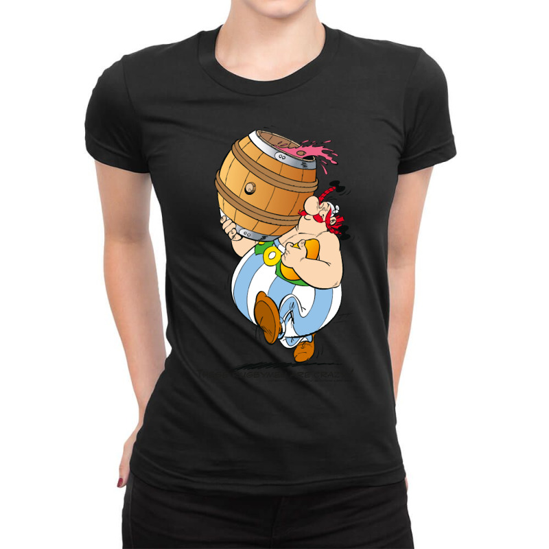 Asterix & Obelix These Rugbymen Ladies Fitted T-Shirt by BentonWehrle | Artistshot