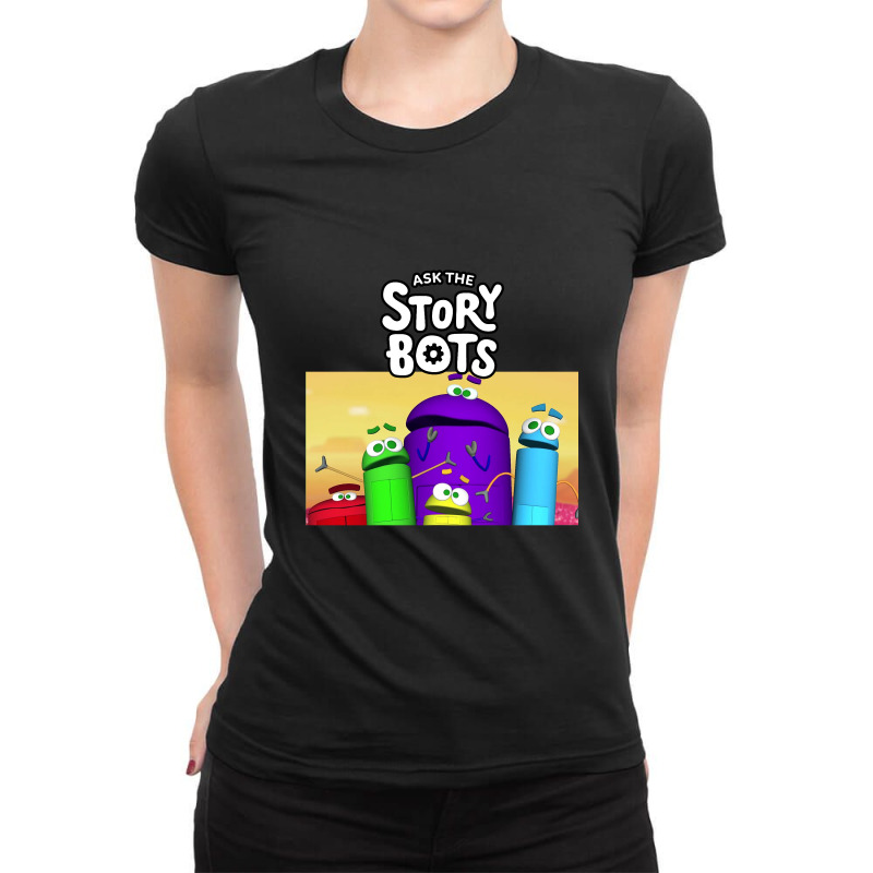 Ask The Storybots Ladies Fitted T-Shirt by bisnisharam | Artistshot