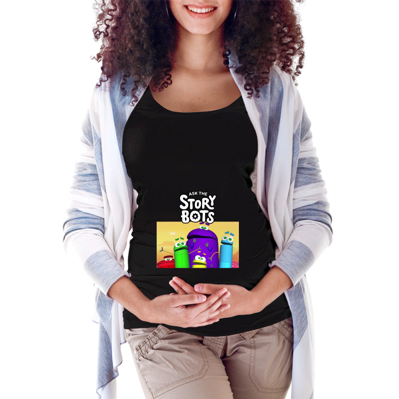 Ask The Storybots Maternity Scoop Neck T-shirt by bisnisharam | Artistshot