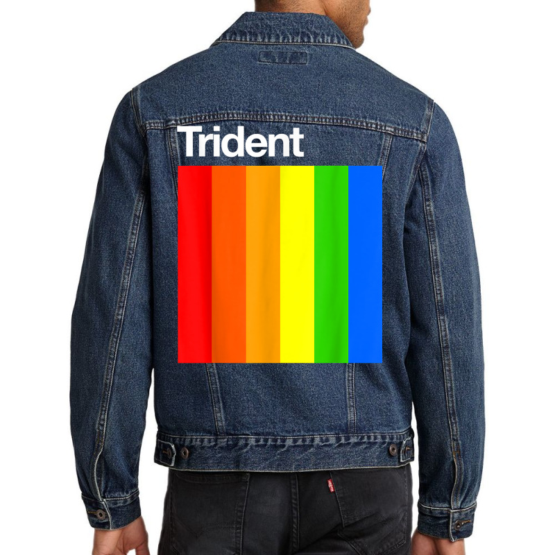 Trident Colors College University Alumni T Shirt Men Denim Jacket | Artistshot