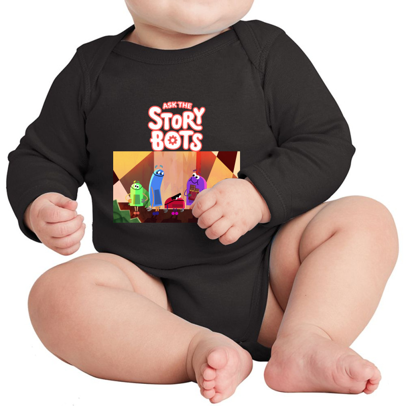 Ask The Storybots 035 Long Sleeve Baby Bodysuit by bisnisharam | Artistshot