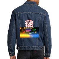 Ask The Storybots Men Denim Jacket | Artistshot