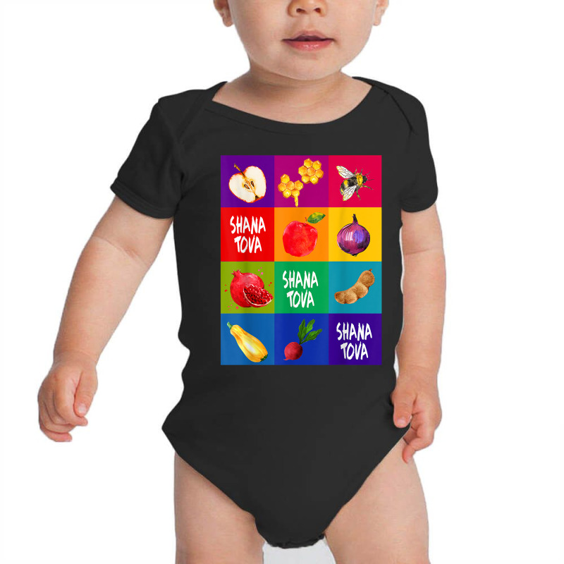 Vintage Rosh Hashanah Shana Tova Jewish New Year T Shirt Baby Bodysuit | Artistshot