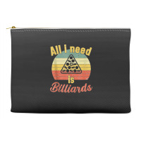 12.all I Need Is Billiards  Billiards Snooker Pool Tank Top Accessory Pouches | Artistshot