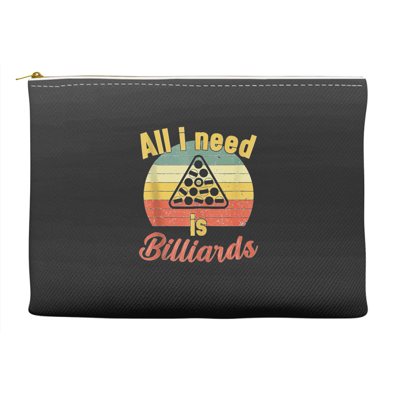 12.all I Need Is Billiards  Billiards Snooker Pool Tank Top Accessory Pouches | Artistshot