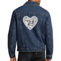 Love Softball And Sunflower Tta 65763153 Men Denim Jacket | Artistshot