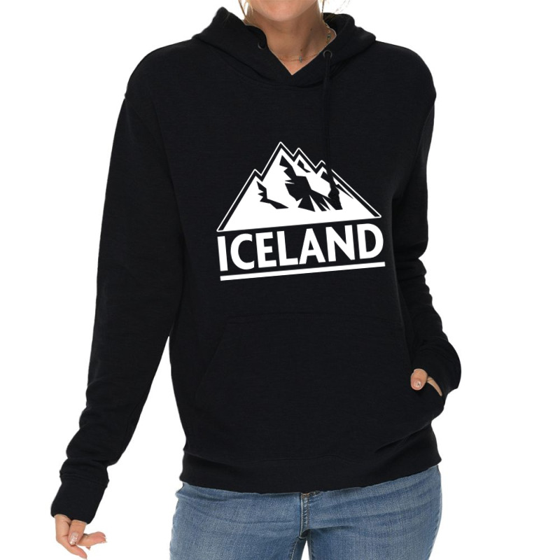 Iceland Mountain Lightweight Hoodie by PatriciaMurray | Artistshot