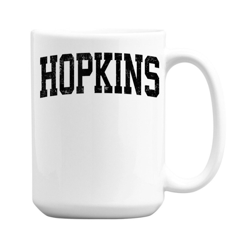 Hopkins Minnesota Mn Vintage Athletic Sports Black Design T Shirt 15 Oz Coffee Mug | Artistshot