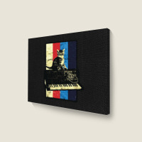 Synthesizer Landscape Canvas Print | Artistshot