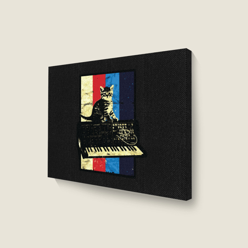 Synthesizer Landscape Canvas Print | Artistshot