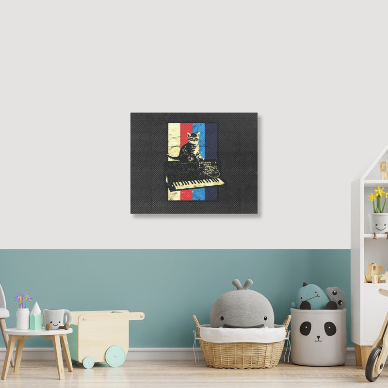 Synthesizer Landscape Canvas Print | Artistshot