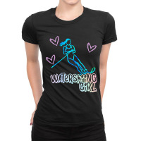 Water Ski Girl Gift For Water Skier Ladies Fitted T-shirt | Artistshot