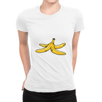 Watch Out, It's A Banana Peel,banana Peel Ladies Fitted T-shirt | Artistshot