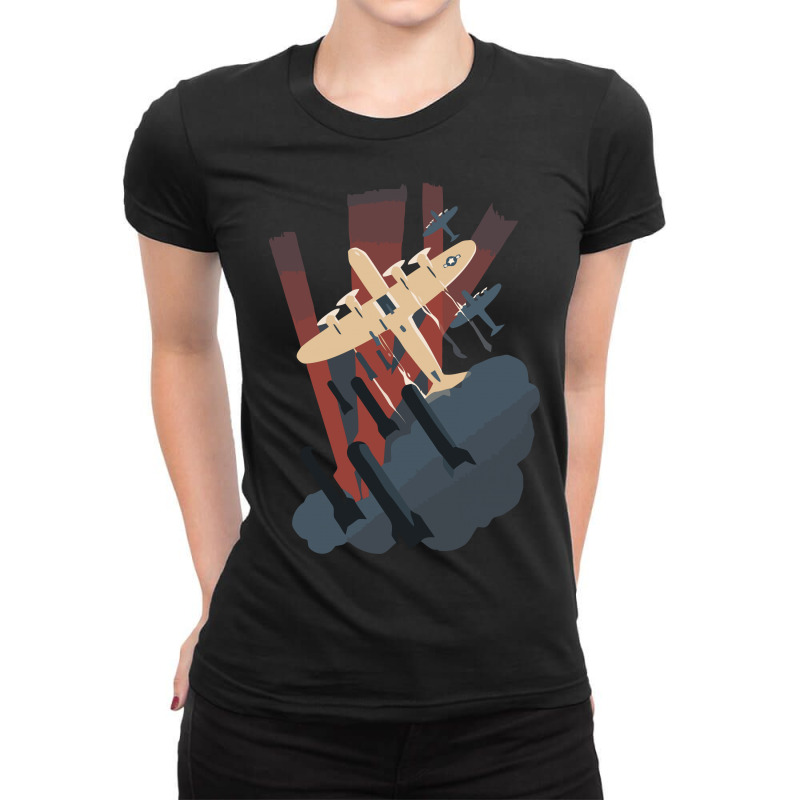 Missile Attack Ladies Fitted T-shirt | Artistshot