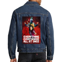 Vintage Retro Parallel Day Gift Men Denim Jacket | Artistshot