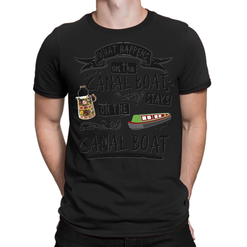 16.novelty Canal Boat Design For Narrowboat & Barge Boat Owners Long S T-shirt | Artistshot