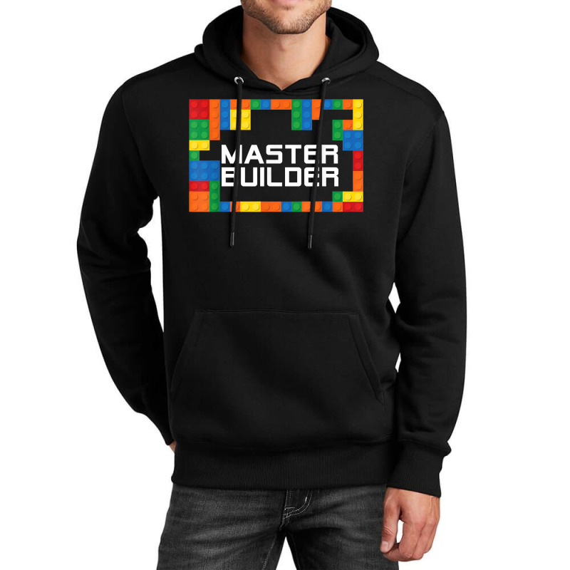 Master Builder Engineer Big Building Blocks Build Children T Shirt Unisex Hoodie | Artistshot