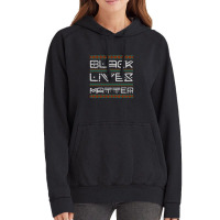 Black Lives Matter Africa Lettering Gift   Black Lives Matter Politica Vintage Hoodie | Artistshot