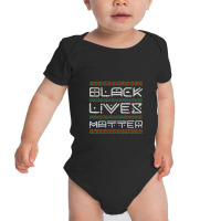 Black Lives Matter Africa Lettering Gift   Black Lives Matter Politica Baby Bodysuit | Artistshot