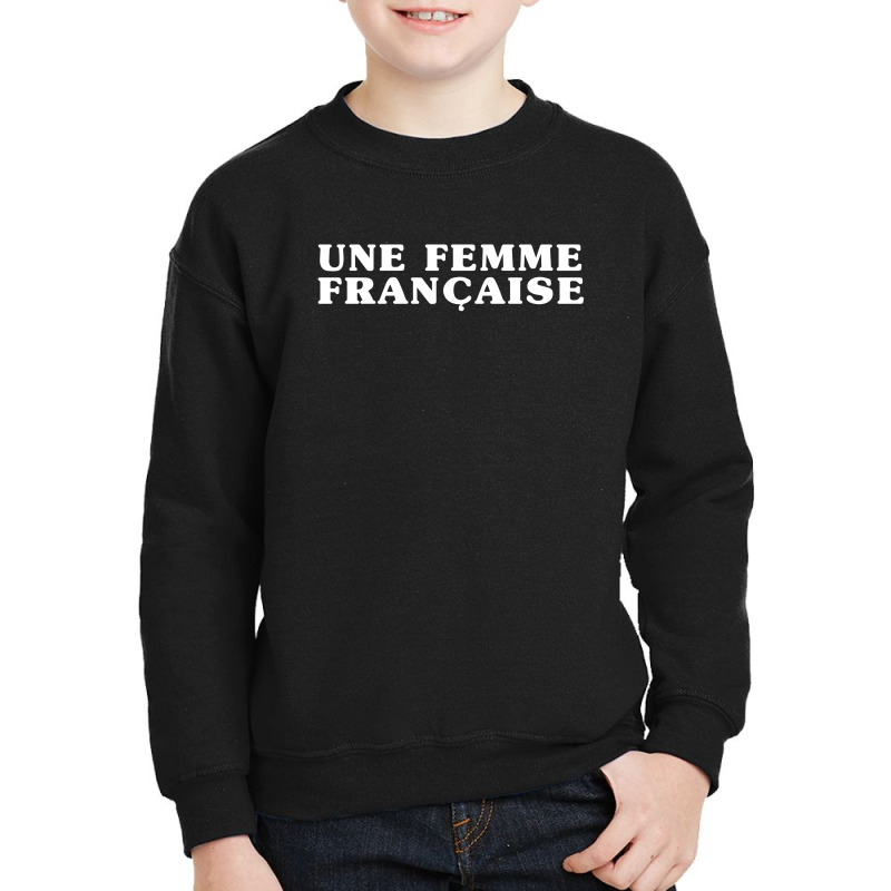 Une Femme Francaise T-shirt Youth Sweatshirt by honeysuckle | Artistshot