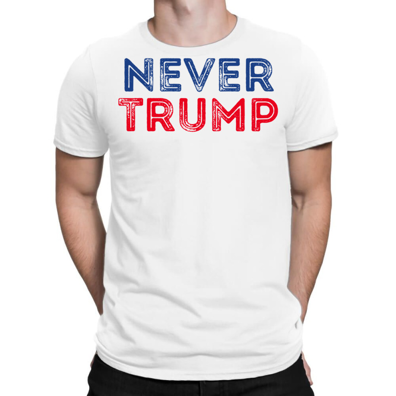 Never Trump Vintage Anti Trump Pullover Hoodie T-shirt | Artistshot